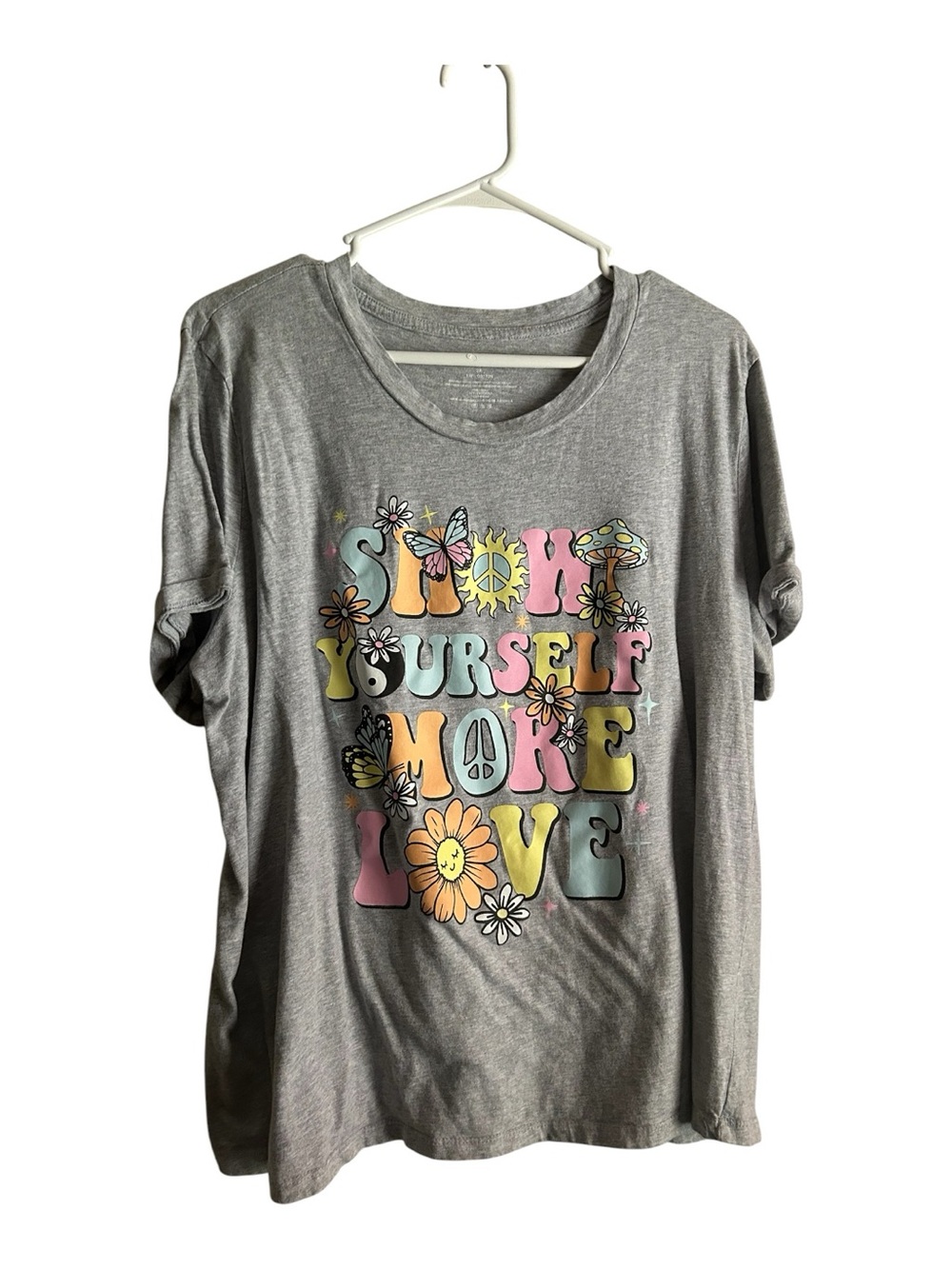 Moonlight Dreams Women's Size 2X Short Sleeve Graphic Tee